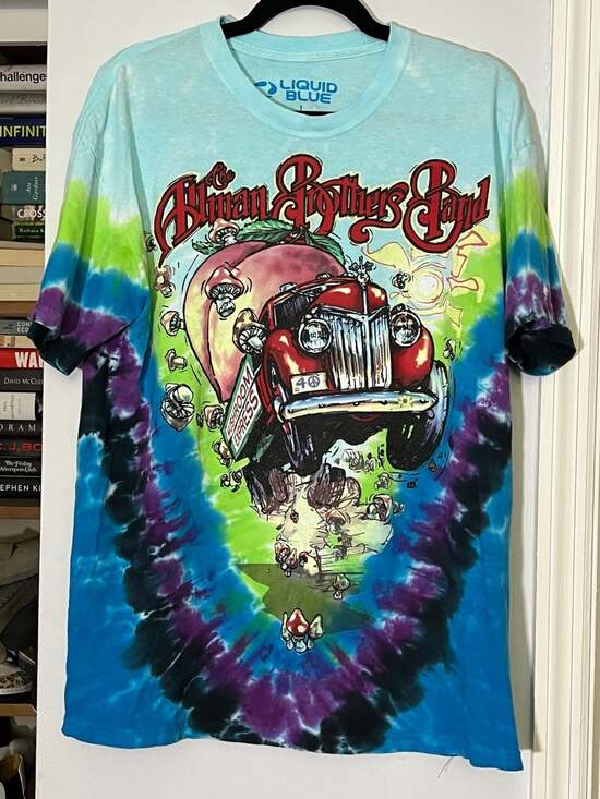 Liquid Blue Other - Liquid Blue The Allman Brothers Band Mushroom Express Tie-Dye Graphic T-Shirt